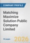 Matching Maximize Solution Public Company Limited Fundamental Company Report Including Financial, SWOT, Competitors and Industry Analysis - Product Thumbnail Image
