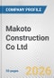 Makoto Construction Co Ltd Fundamental Company Report Including Financial, SWOT, Competitors and Industry Analysis - Product Thumbnail Image