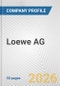 Loewe AG Fundamental Company Report Including Financial, SWOT, Competitors and Industry Analysis - Product Thumbnail Image