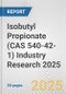 Isobutyl Propionate (CAS 540-42-1) Industry Research 2025: Global and Regional Market Trends 2019-2024 and Forecast to 2029 - Product Thumbnail Image