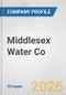 Middlesex Water Co. Fundamental Company Report Including Financial, SWOT, Competitors and Industry Analysis - Product Thumbnail Image