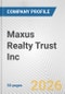 Maxus Realty Trust Inc. Fundamental Company Report Including Financial, SWOT, Competitors and Industry Analysis - Product Thumbnail Image