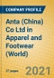 Anta (China) Co Ltd in Apparel and Footwear (World) - Product Thumbnail Image