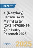 4-(Nonyloxy)-Benzoic Acid Methyl Ester (CAS 147080-44-2) Industry Research 2025: Global and Regional Market Trends 2019-2024 and Forecast to 2029- Product Image