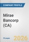 Mirae Bancorp (CA) Fundamental Company Report Including Financial, SWOT, Competitors and Industry Analysis - Product Thumbnail Image