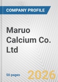 Maruo Calcium Co. Ltd. Fundamental Company Report Including Financial, SWOT, Competitors and Industry Analysis- Product Image