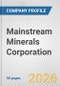 Mainstream Minerals Corporation Fundamental Company Report Including Financial, SWOT, Competitors and Industry Analysis - Product Thumbnail Image