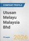 Utusan Melayu Malaysia Bhd Fundamental Company Report Including Financial, SWOT, Competitors and Industry Analysis - Product Thumbnail Image