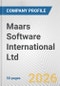 Maars Software International Ltd. Fundamental Company Report Including Financial, SWOT, Competitors and Industry Analysis - Product Thumbnail Image