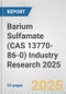 Barium Sulfamate (CAS 13770-86-0) Industry Research 2025: Global and Regional Market Trends 2019-2024 and Forecast to 2029 - Product Thumbnail Image