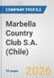 Marbella Country Club S.A. (Chile) Fundamental Company Report Including Financial, SWOT, Competitors and Industry Analysis - Product Thumbnail Image