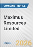Maximus Resources Limited Fundamental Company Report Including Financial, SWOT, Competitors and Industry Analysis- Product Image