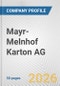 Mayr-Melnhof Karton AG Fundamental Company Report Including Financial, SWOT, Competitors and Industry Analysis - Product Thumbnail Image