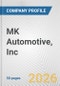 MK Automotive, Inc. Fundamental Company Report Including Financial, SWOT, Competitors and Industry Analysis - Product Thumbnail Image