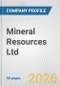 Mineral Resources Ltd Fundamental Company Report Including Financial, SWOT, Competitors and Industry Analysis - Product Thumbnail Image
