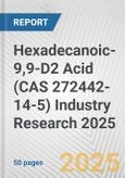Hexadecanoic-9,9-D2 Acid (CAS 272442-14-5) Industry Research 2025: Global and Regional Market Trends 2019-2024 and Forecast to 2029- Product Image