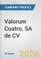 Valorum Cuatro, SA de CV Fundamental Company Report Including Financial, SWOT, Competitors and Industry Analysis - Product Thumbnail Image