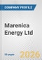 Marenica Energy Ltd Fundamental Company Report Including Financial, SWOT, Competitors and Industry Analysis - Product Thumbnail Image