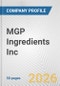 MGP Ingredients Inc. Fundamental Company Report Including Financial, SWOT, Competitors and Industry Analysis - Product Thumbnail Image