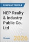 NEP Realty & Industry Public Co. Ltd. Fundamental Company Report Including Financial, SWOT, Competitors and Industry Analysis - Product Thumbnail Image