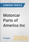 Motorcar Parts of America Inc. Fundamental Company Report Including Financial, SWOT, Competitors and Industry Analysis - Product Thumbnail Image