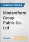 Modernform Group Public Co. Ltd. Fundamental Company Report Including Financial, SWOT, Competitors and Industry Analysis - Product Thumbnail Image