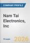 Nam Tai Electronics, Inc. Fundamental Company Report Including Financial, SWOT, Competitors and Industry Analysis - Product Thumbnail Image