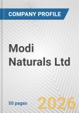 Modi Naturals Ltd Fundamental Company Report Including Financial, SWOT, Competitors and Industry Analysis- Product Image