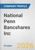 National Penn Bancshares Inc. Fundamental Company Report Including Financial, SWOT, Competitors and Industry Analysis- Product Image
