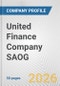 United Finance Company SAOG Fundamental Company Report Including Financial, SWOT, Competitors and Industry Analysis - Product Thumbnail Image