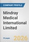 Mindray Medical International Limited Fundamental Company Report Including Financial, SWOT, Competitors and Industry Analysis - Product Thumbnail Image
