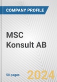 MSC Konsult AB Fundamental Company Report Including Financial, SWOT, Competitors and Industry Analysis- Product Image