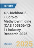 4,6-Dichloro-5-Fluoro-2-Methylpyrimidine (CAS 105806-13-1) Industry Research 2025: Global and Regional Market Trends 2019-2024 and Forecast to 2029- Product Image