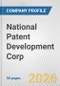 National Patent Development Corp. Fundamental Company Report Including Financial, SWOT, Competitors and Industry Analysis - Product Thumbnail Image