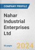 Nahar Industrial Enterprises Ltd. Fundamental Company Report Including Financial, SWOT, Competitors and Industry Analysis- Product Image
