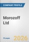 Morozoff Ltd. Fundamental Company Report Including Financial, SWOT, Competitors and Industry Analysis - Product Thumbnail Image