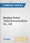 Nanjing Putian Telecommunications Co., Ltd. Fundamental Company Report Including Financial, SWOT, Competitors and Industry Analysis - Product Thumbnail Image