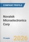 Novatek Microelectronics Corp. Fundamental Company Report Including Financial, SWOT, Competitors and Industry Analysis - Product Thumbnail Image