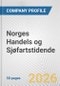 Norges Handels og Sjøfartstidende Fundamental Company Report Including Financial, SWOT, Competitors and Industry Analysis - Product Thumbnail Image