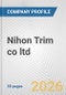 Nihon Trim co ltd Fundamental Company Report Including Financial, SWOT, Competitors and Industry Analysis - Product Thumbnail Image