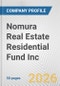 Nomura Real Estate Residential Fund Inc. Fundamental Company Report Including Financial, SWOT, Competitors and Industry Analysis - Product Thumbnail Image