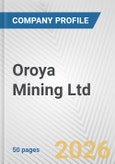 Oroya Mining Ltd. Fundamental Company Report Including Financial, SWOT, Competitors and Industry Analysis- Product Image