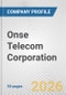 Onse Telecom Corporation Fundamental Company Report Including Financial, SWOT, Competitors and Industry Analysis - Product Thumbnail Image