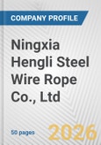 Ningxia Hengli Steel Wire Rope Co., Ltd. Fundamental Company Report Including Financial, SWOT, Competitors and Industry Analysis- Product Image