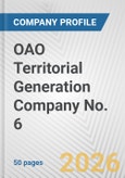 OAO Territorial Generation Company No. 6 Fundamental Company Report Including Financial, SWOT, Competitors and Industry Analysis- Product Image
