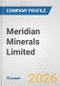 Meridian Minerals Limited Fundamental Company Report Including Financial, SWOT, Competitors and Industry Analysis - Product Thumbnail Image