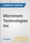 Micromem Technologies Inc. Fundamental Company Report Including Financial, SWOT, Competitors and Industry Analysis - Product Thumbnail Image