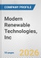 Modern Renewable Technologies, Inc. Fundamental Company Report Including Financial, SWOT, Competitors and Industry Analysis - Product Thumbnail Image