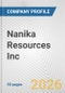 Nanika Resources Inc. Fundamental Company Report Including Financial, SWOT, Competitors and Industry Analysis - Product Thumbnail Image