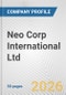 Neo Corp International Ltd Fundamental Company Report Including Financial, SWOT, Competitors and Industry Analysis - Product Thumbnail Image
